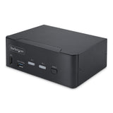 Startech.Com 2-Port Dual-Monitor Displayport Kvm Switch Dp 1.4 8k 60hz 4k 144hz 2x Usb 3.2 10gbps Ports Kvm Umschalter
