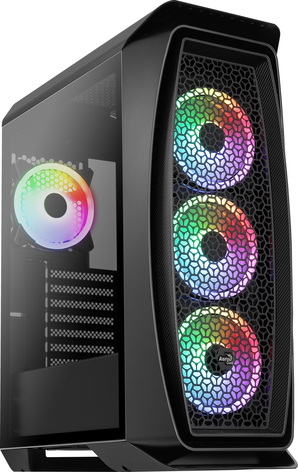 Caja Gaming Semitorre Aerocool Aero One Duo