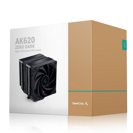 EAN 6933412727842 - DeepCool AK620 ZERO DARK Procesador Refrigerador de aire 12 cm Negro 1 pieza(s) imagen 10