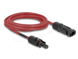 Delock Dl4 Solar Cable 4 Mm² Macho A Hembra 3 M Rojo