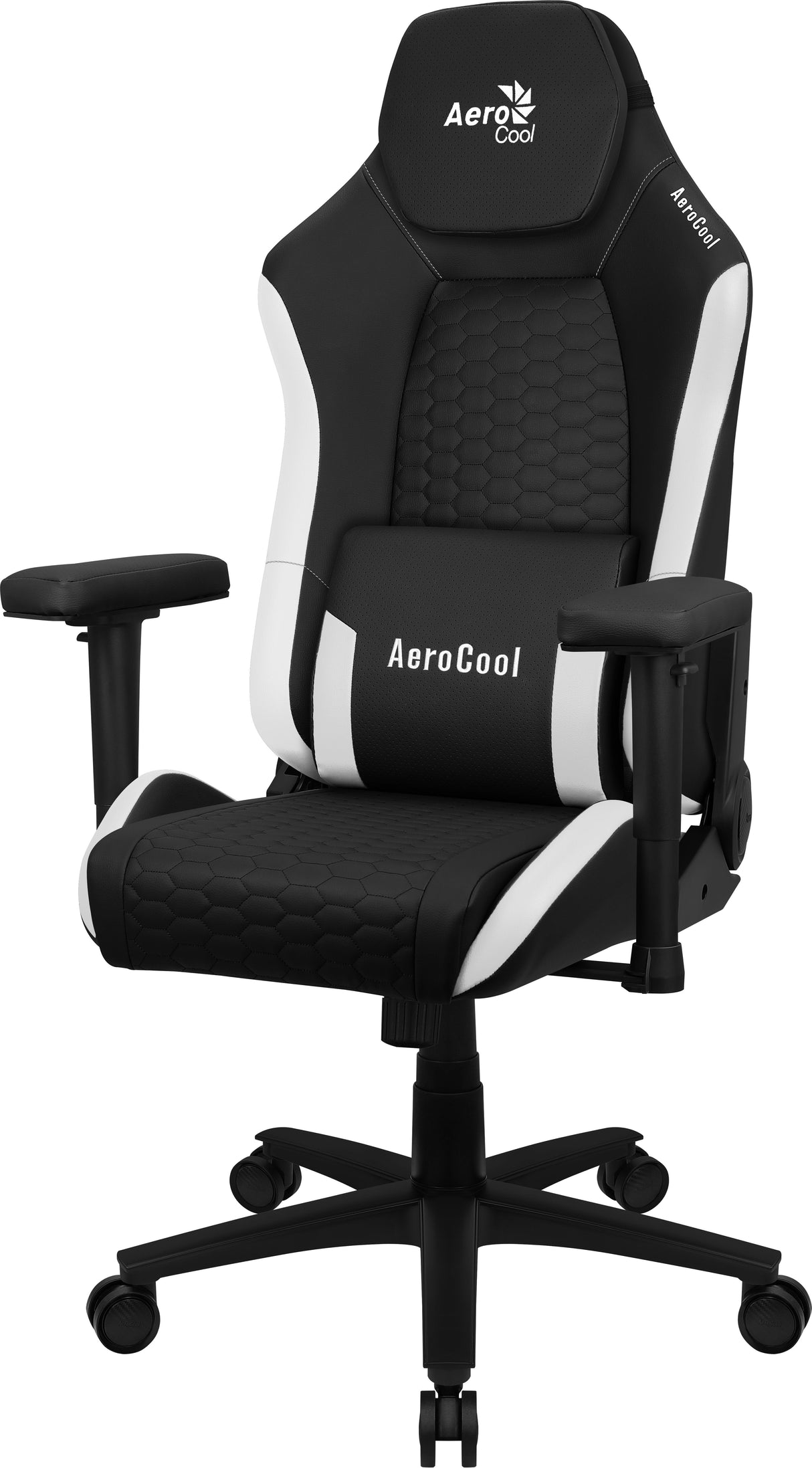 Silla Gaming Aerocool Crown/ Blanca Y Negra