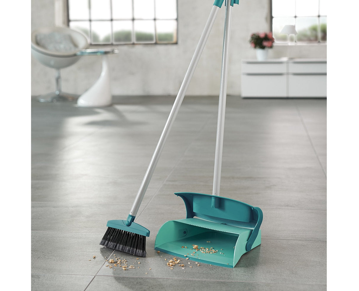 Leifheit 41405 Recogedor De Polvo Negro, Gris, Turquesa