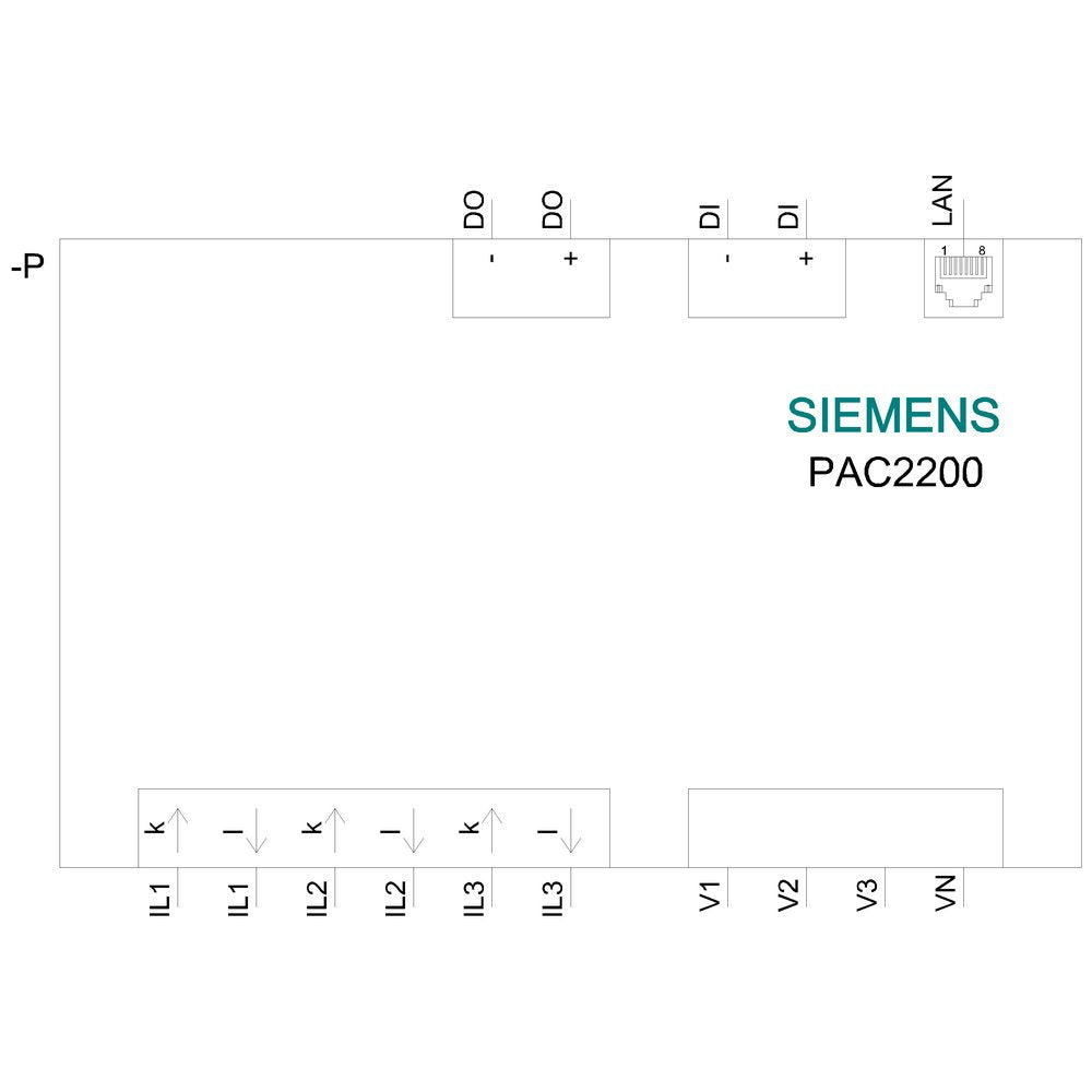 Siemens Sentron, 7km2200-2ea30-1ja1 Messgert, 7km Pac2200