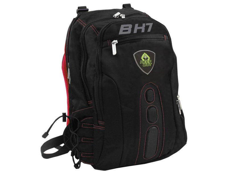 Keep Out Mochila Gaming Bk7  Negro Y Rojo 15,6\1