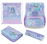 Herlitz Loop Plus Mystic Mermaid Juego De Mochila Escolar Niño/Niña Poliéster Azul, Verde, Rosa