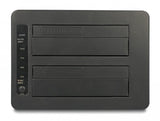 Usb Dual Dockingstation Für 2 X Sata Hdd   Ssd Mit Klon Funktion Und Card Reader + Zusätzlichem Usb Port