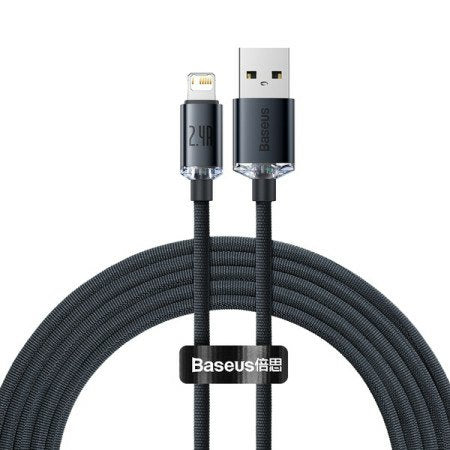 EAN 6932172602710 - Baseus Crystal Shine 2 m Negro imagen 1