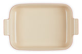 Le Creuset Bandeja Rectangular Heritage De Cerámica De Gres, 32 Cm, 4l, Cereza