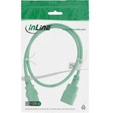 Prolongación Del Cable De Alimentación Inline, C13 A C14, Verde, 0,3 M