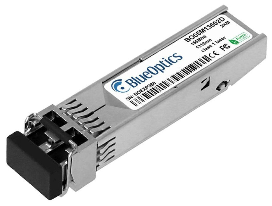 Blueoptics Hpe X110 Jd102b Blueoptics Bo05m13602d Sfp Transceiver, 100base-Fx, Multimode Fiber, 1310nm, 2km, Sgmii, Gigabit Port Compatible