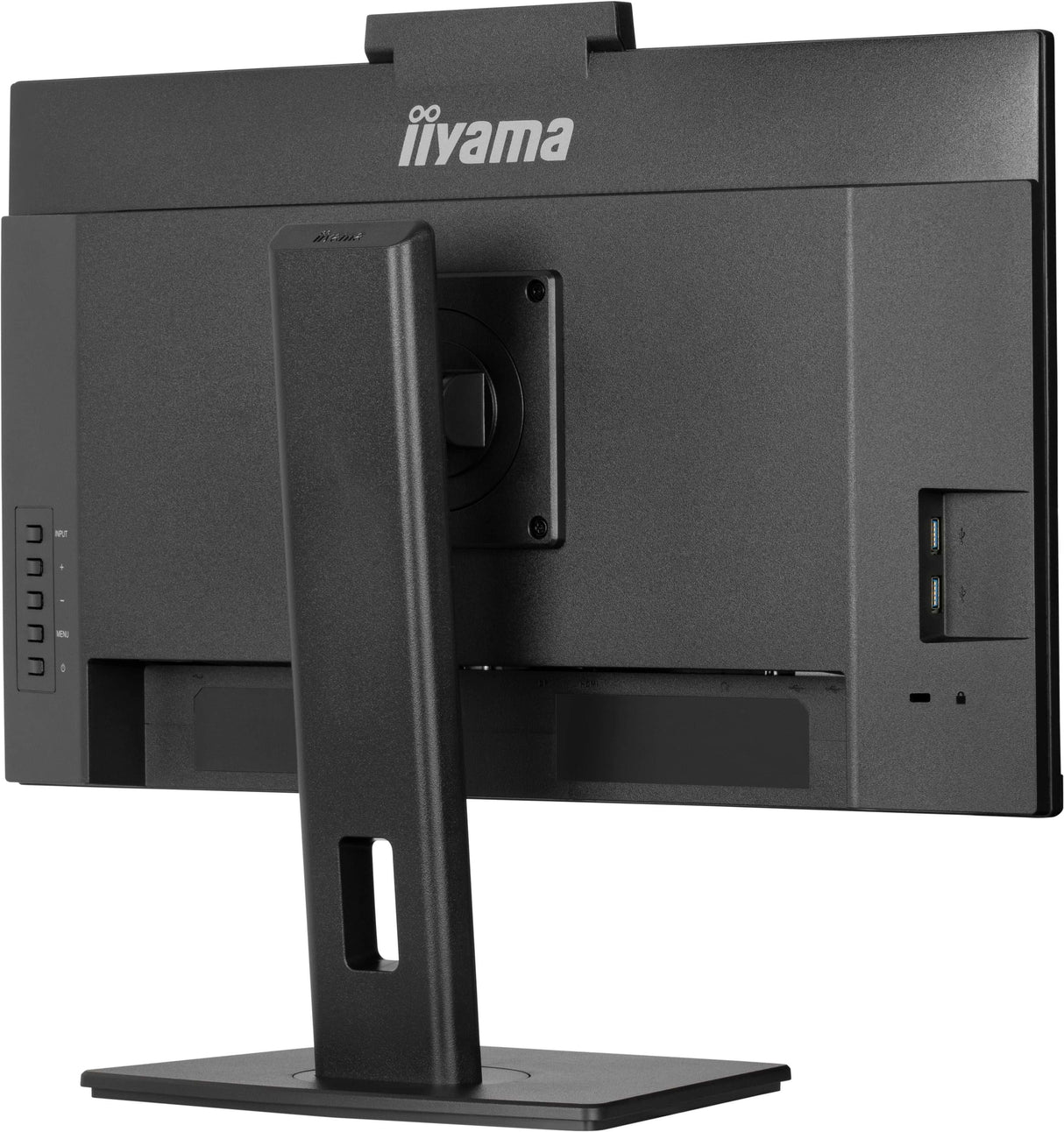 Monitor Iiyama 24" Prolite Xub2490hsuh-B2 Led  (Matt), Fullhd, Ips, Webcam, Micrófono, Cubo Usb, Panel De 100hz Xub2490hsuh-B2 Negro