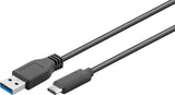 EAN 5711783349655 - Microconnect USB3.1CA0015 cable USB USB 3.2 Gen 1 (3.1 Gen 1) 0,15 m USB C USB A Negro imagen 1