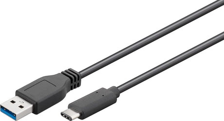 EAN 5711783349655 - Microconnect USB3.1CA0015 cable USB USB 3.2 Gen 1 (3.1 Gen 1) 0,15 m USB C USB A Negro imagen 1