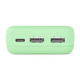 Power Pack 10000mah 2xusb-A Zielony