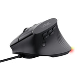 Ratón Vertical Gaming Inalámbrico Trust Gaming Gxt 145 Rexxa 26024 Hasta 12800 Dpi