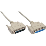 Cable De Extensión Serie Inline De 25 Pines Macho A Hembra Moldeado Asignado Directo 30 M