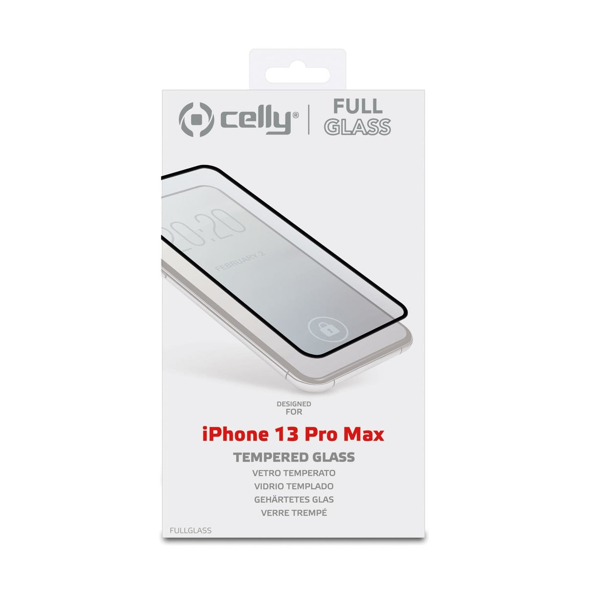 Celly Fullglass1009bk  Protector De Pantalla Apple Iphone 13 Pro Max