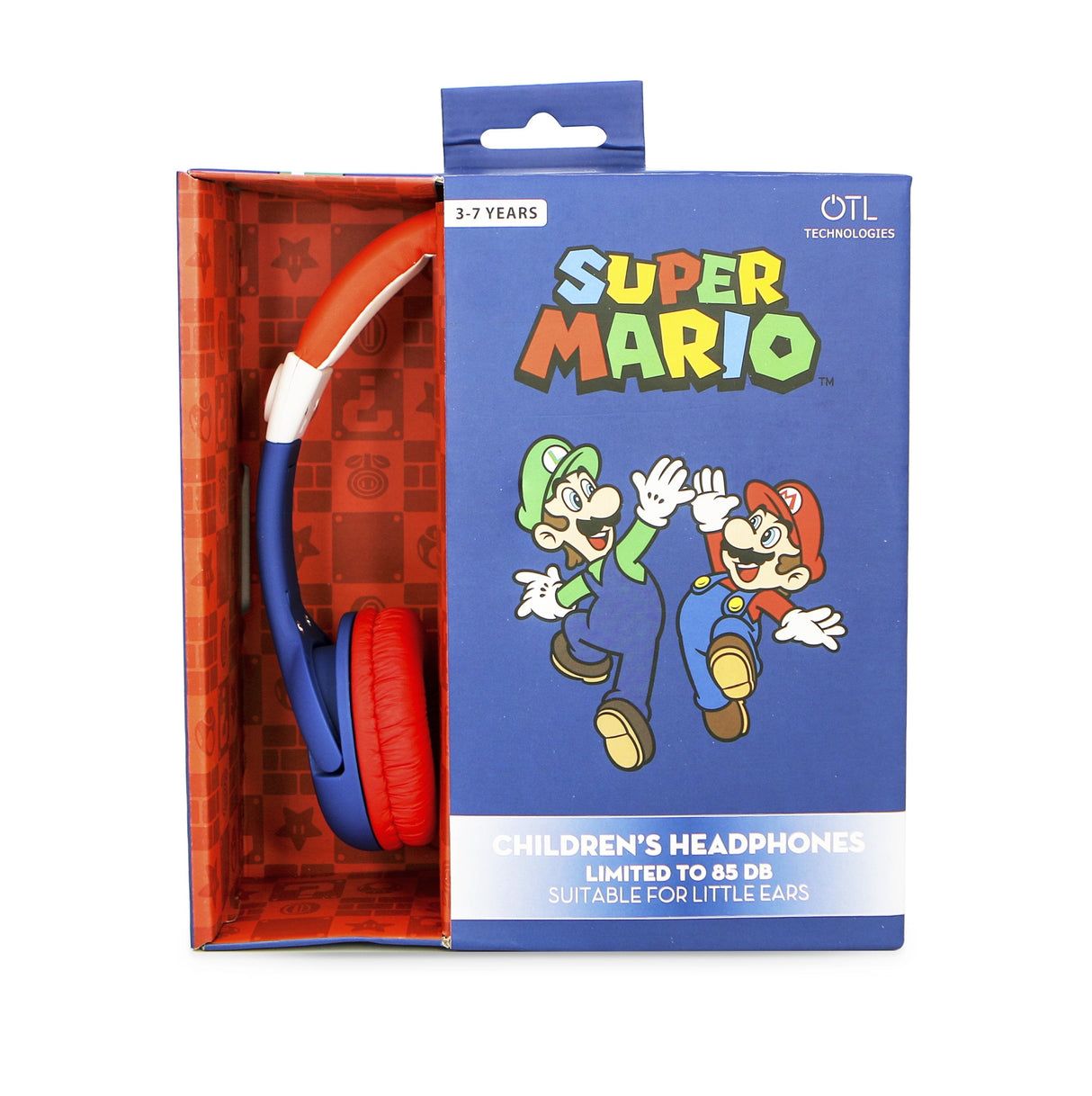 Auriculares Infantiles Otl Super Mario/ Jack 3.5/ Azules