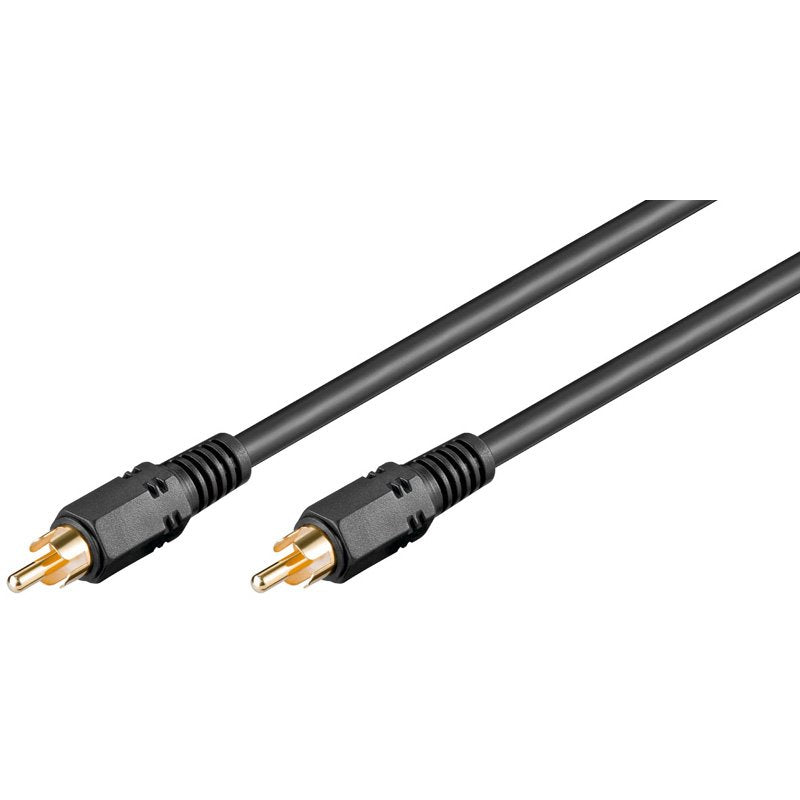 Goobay 50267, Rca, Rca, 2 M, Negro