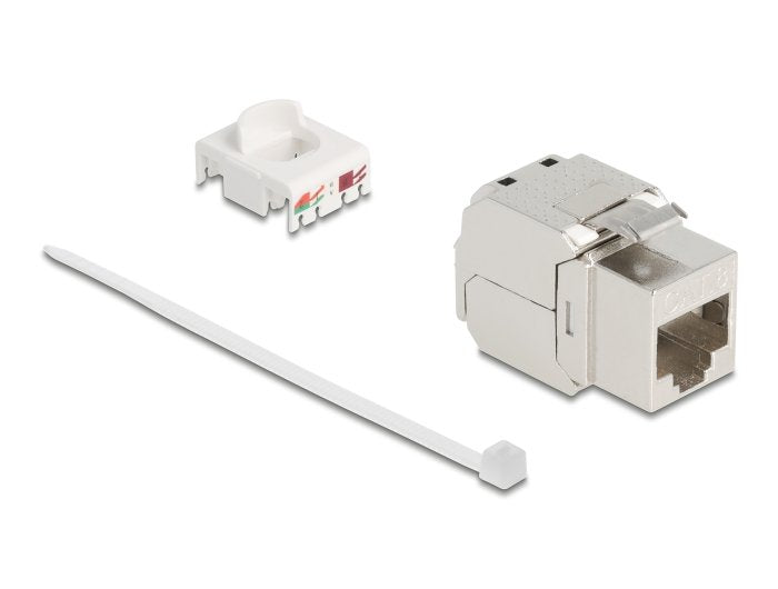 Delock 90683 Módulo Keystone Rj45 Hembra A Lsa Cat.8.1 Con Cierre Metálico Sin Herramientas