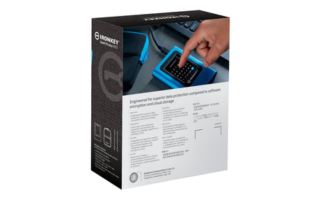 EAN 740617341416 - Kingston Technology IronKey Vault Privacy 80 3,84 TB USB Tipo C 3.2 Gen 1 (3.1 Gen 1) Azul imagen 6