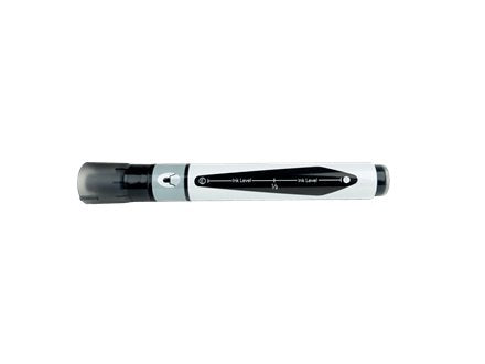Nobo Caja De 10 Rotuladores Para Pizarra Blanca - Punta Redonda 3mm - Tinta Liquida - Nivel De Tinta - Color Negro
