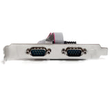 Startech.Com Adaptador Bracket De Placa Base Interna Usb A 2 Puertos Serie - Db9 Rs232