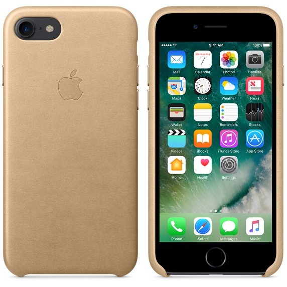 Apple Case Iphone 7 Leather Case Tan Mmy72zm-A
