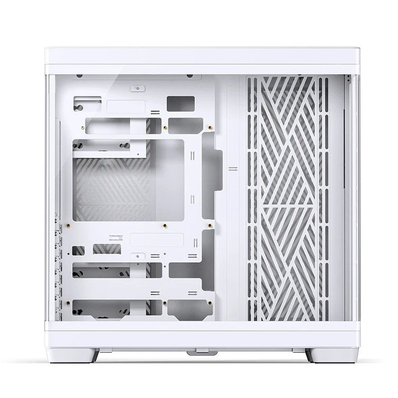 Caja Pc Jonsbo Tk-4 Midi-Tower, Atx, Tempered Glass - Blanco