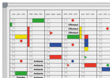 Maul Whiteboard Jahresplaner Maulstandard 60x90cm
