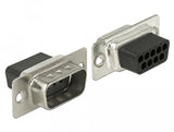 Delock Adaptador Sub-D 9 Pin Macho A Rj45 Hembra Negro