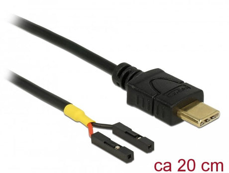 EAN 4043619853953 - DeLOCK 85395 cable USB 0,2 m USB C Negro imagen 1