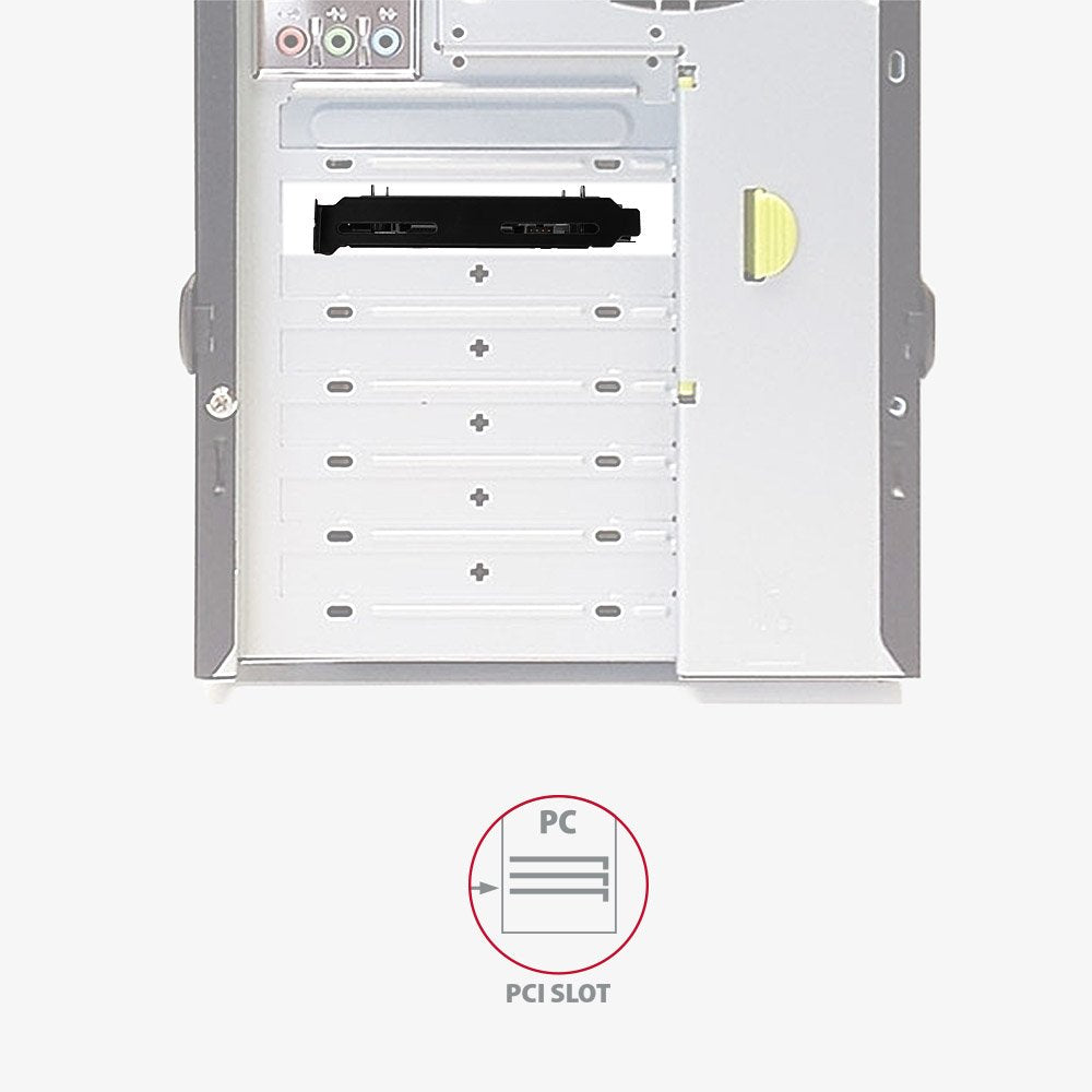 Axagon Rhd-P25, Marco De Aluminio Para 2x 2,5 "Hdd / Ssd Hasta 3,5" Posicion O Tapones Ciegos Pci
