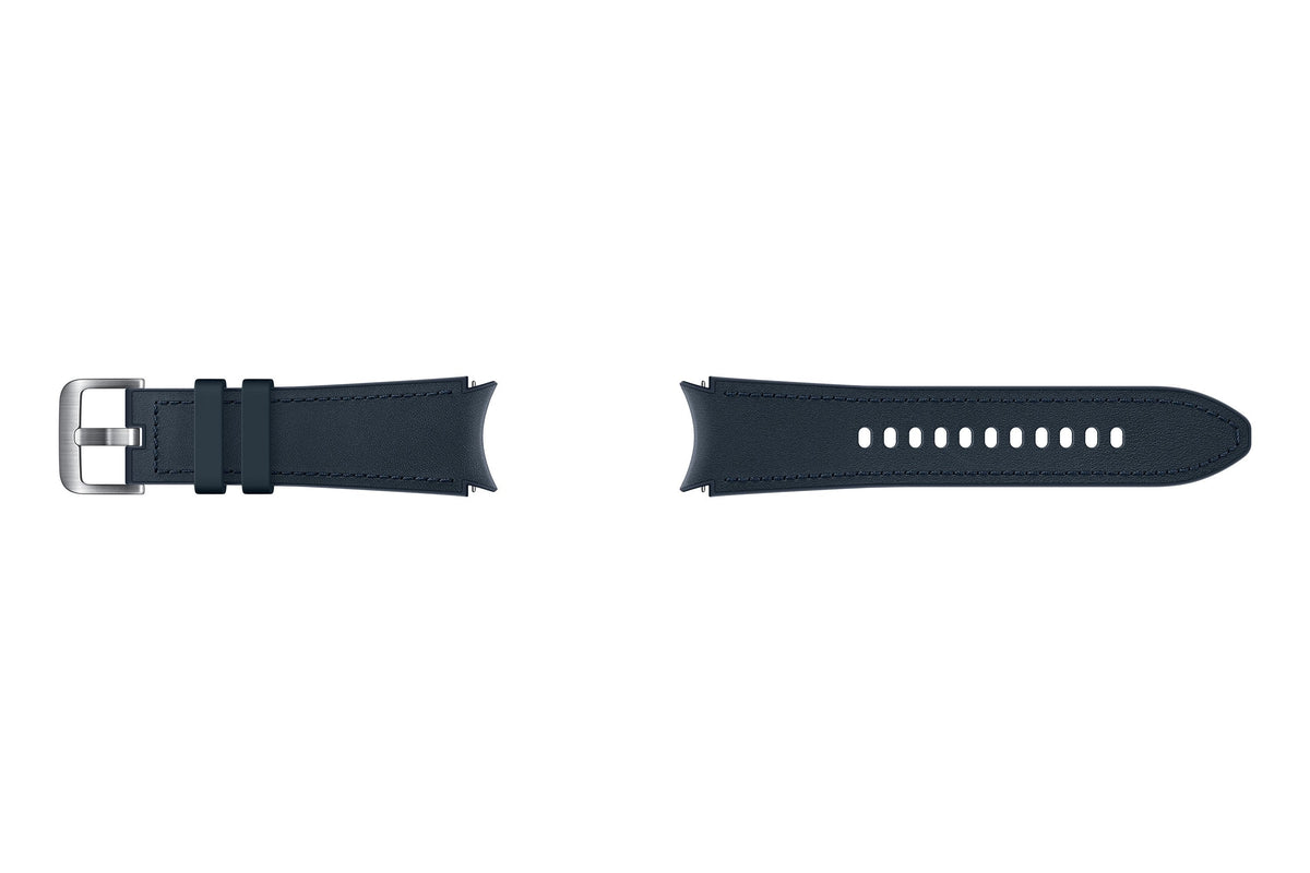 Samsung Hybrid Leather Band (20 Mm, S M), Azul Marino (Et-Shr88snegeu)