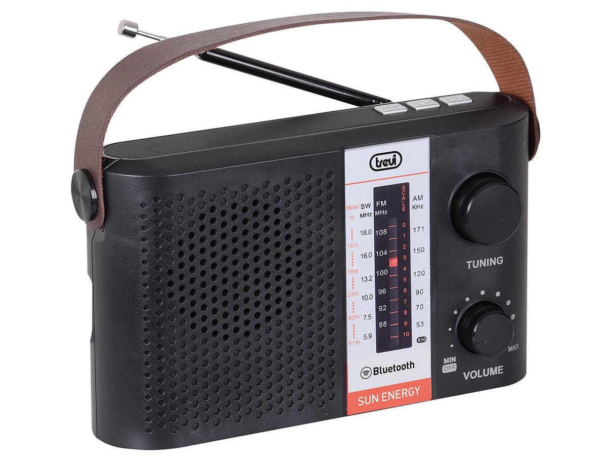 Radio Bluetooth Portable Solar  Usb Micro Sd Tws Trevi Ra 7f25 Bt