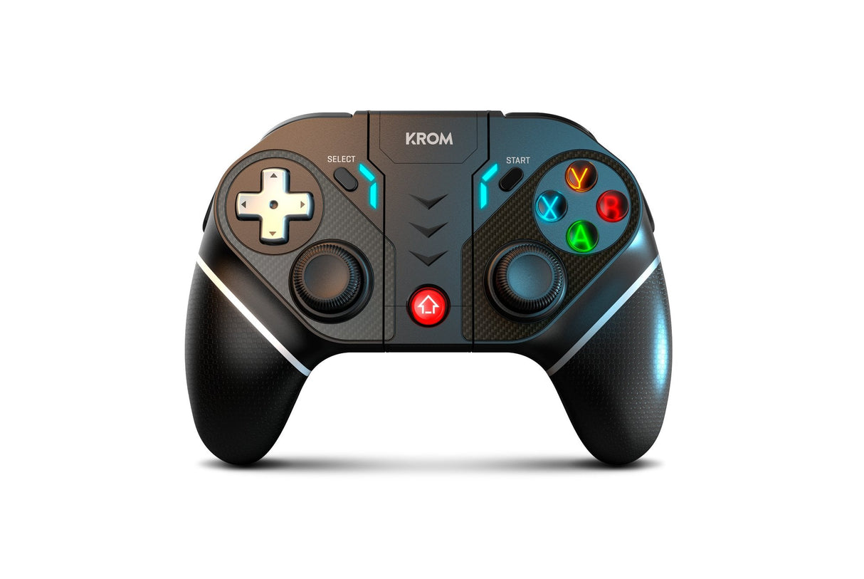 Krom Kexal Negro, Rojo, Blanco Bluetooth/Usb Gamepad Analógico/Digital Android, Nintendo Switch, Pc, Ios