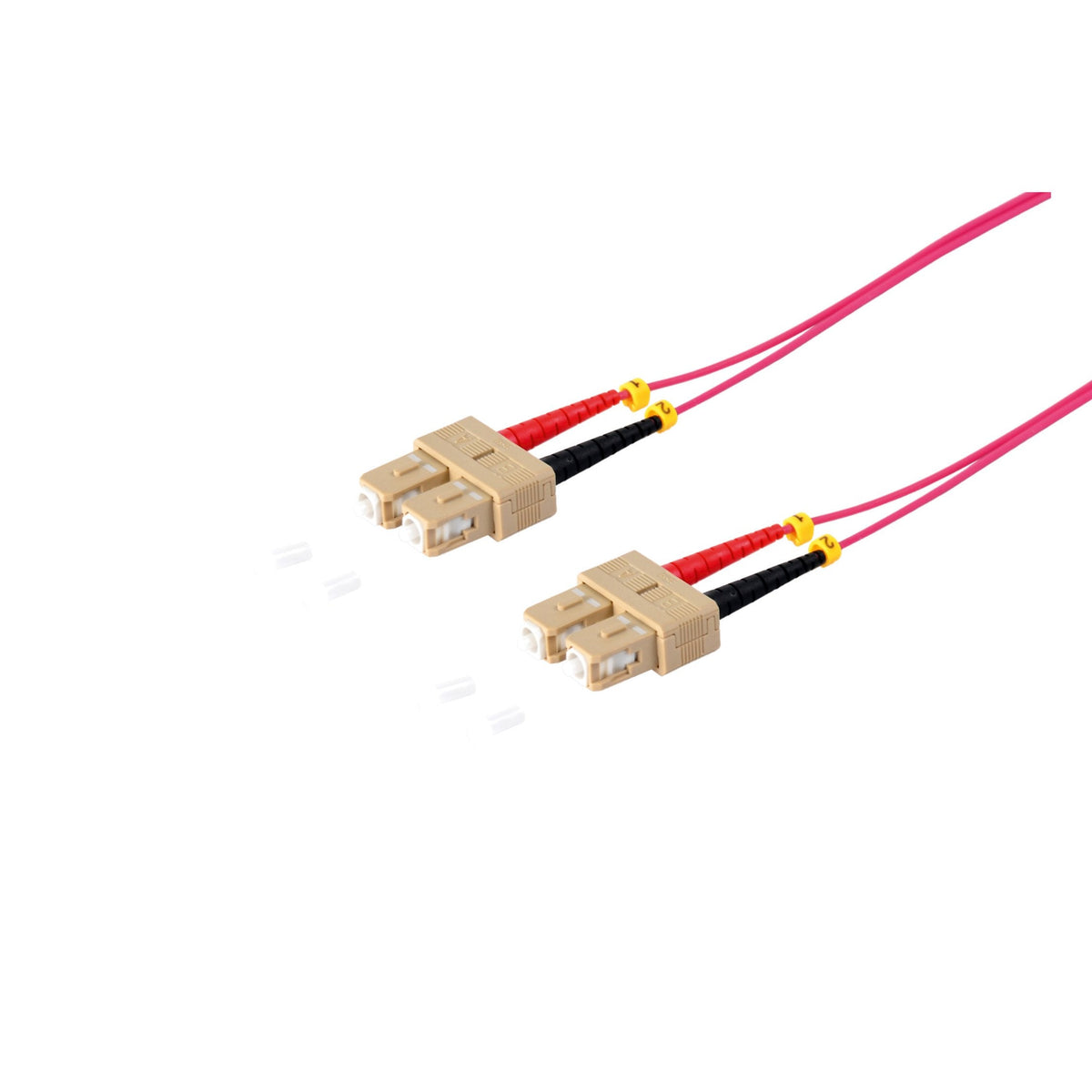 Lwl Sc Sc 10m Om4 Duplex Cable De Red (50 125?) Violeta