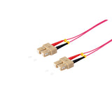 Lwl Sc Sc 10m Om4 Duplex Cable De Red (50 125?) Violeta