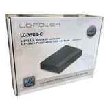 Lc-Power Lc-25u3-C Caja Externa Para Disco Duro/Ssd Negro 2.5"