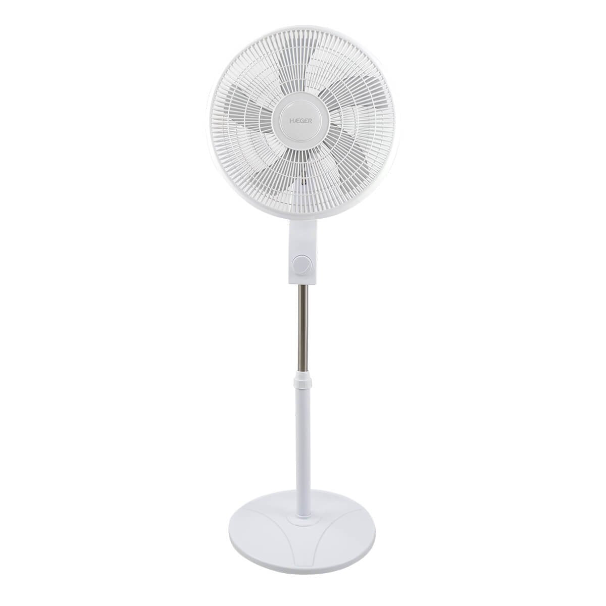Ventilador Pie Smooth Wind Wh  40cm