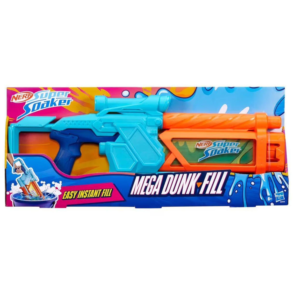Pistola Hasbro Nerf Super Soaker Mega Dunk Fill