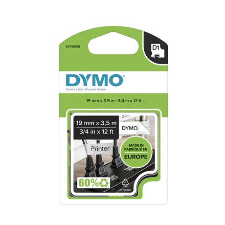 EAN 5411313169578 - DYMO D1 Durable - Black on White - 12mm cinta para impresora de etiquetas Negro sobre blanco imagen 3