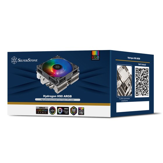 Enfriador  Silverstone Hydrogon H90 Argb, Cpu-Kühler Sst-Hyh90-Argb
