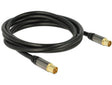 EAN 4043619889235 - DeLOCK 88923 cable coaxial RG-6/U 2 m IEC Negro imagen 1