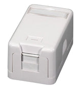 Verteilerbox Aufputz, 2-Port, Staubschutz Selbstschlieend