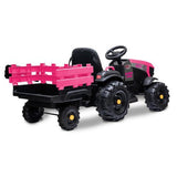 Correpasillos Jamara Ride-On Tractor Super Load Con Remolque12v Rosa