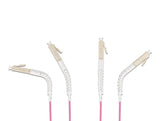 Delock Lwl Cable Lc Duplex A Lc Duplex Multimode Om4 Winkelbar 2 M