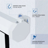 Iggual Pantalla Mural 200x200 Cm Eléctrica