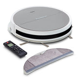 Medion Robot Aspirador Con Función Mopa Y Navegación Sistemática E35 Sw (Potencia De Aspiración 2000pa, Navegación Giroscópica En Líneas S Sistemáticas, 2 Cepillos Laterales Y Sensor De Pared)  50076258