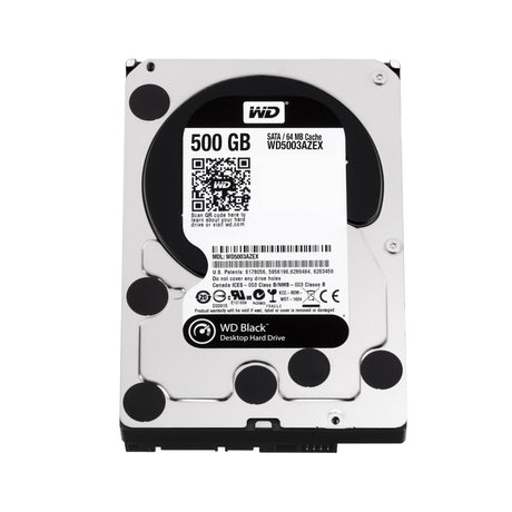 EAN 0718037800233 - Western Digital Black disco duro interno 500 GB 7200 RPM 64 MB 3.5" Serial ATA III imagen 3